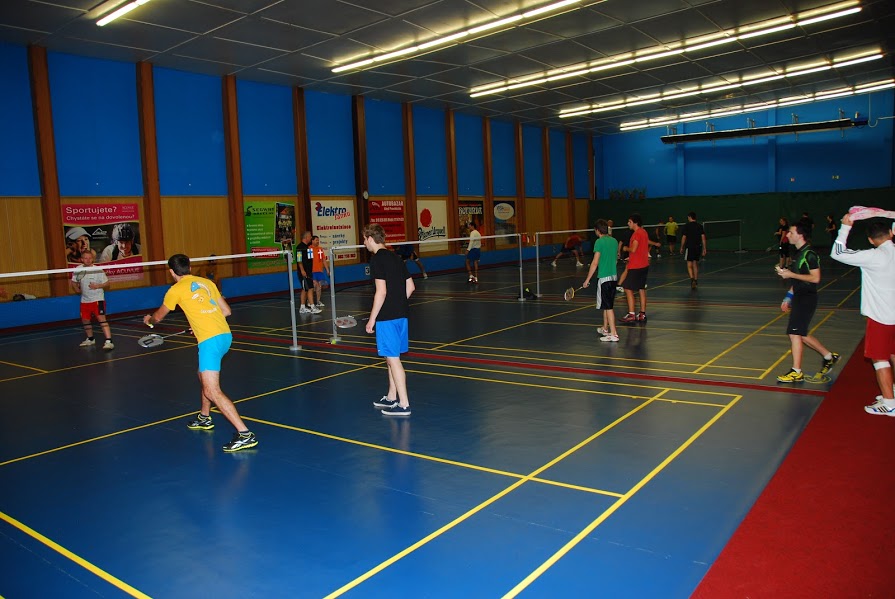 Turnaj čtyřher Badmintonová hala p. Karla Macha