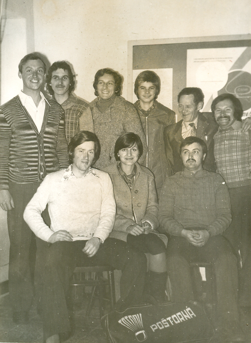 Hráči oddílu 70. léta 